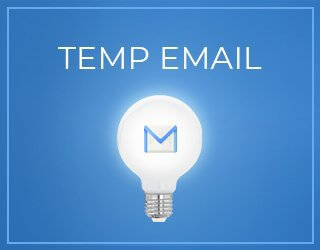 L`utilisation d`une adresse e-mail temporaire