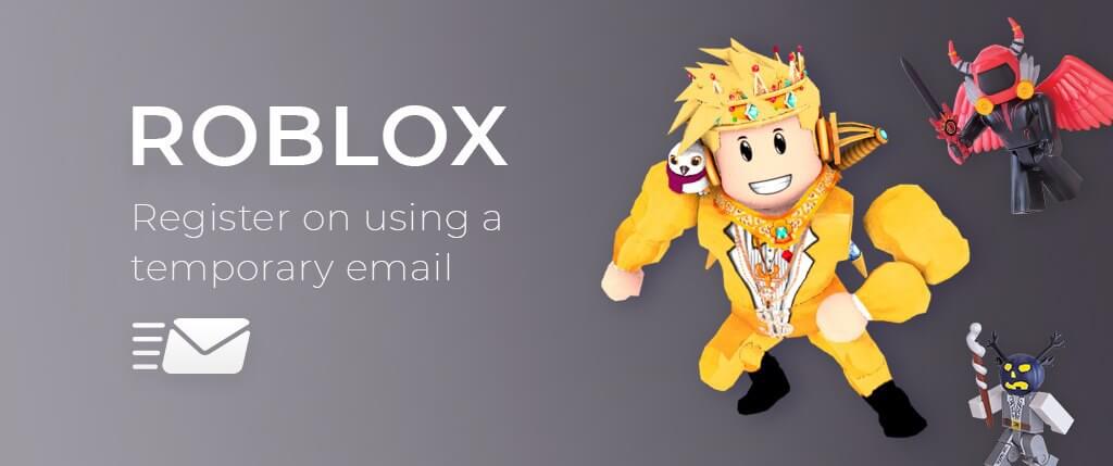 Roblox за допомогою тимчасової електронної пошти